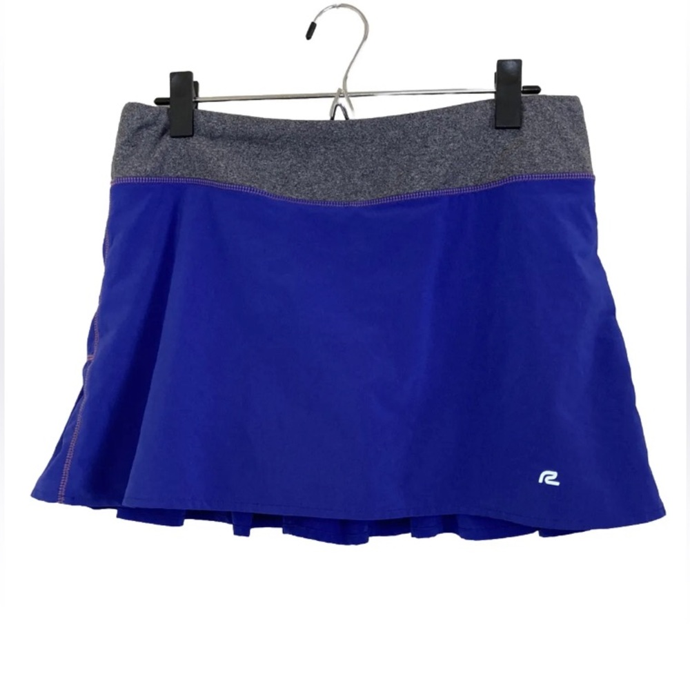 Road Runner Sports Womens Skort Size Medium Blue Running Activewear Skirt Shorts